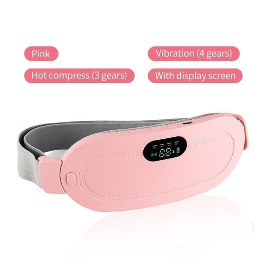 Portable Wireless Abdominal Heating Pad - Pink