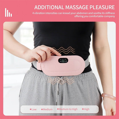 Portable Wireless Abdominal Heating Pad - Pink