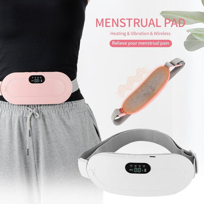 Portable Wireless Abdominal Heating Pad - Pink